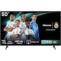 Hisense 50 inch Smart TV UHD 4K E6N-Dolby Vision,Game Mode